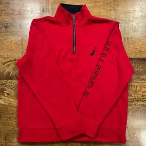 Nautica Men’s 1/4 zip sweatshirt. Excellent Preowned condition.